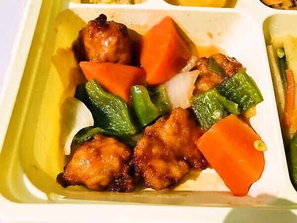 ヘルシー御膳・鶏肉と野菜の中華ソース